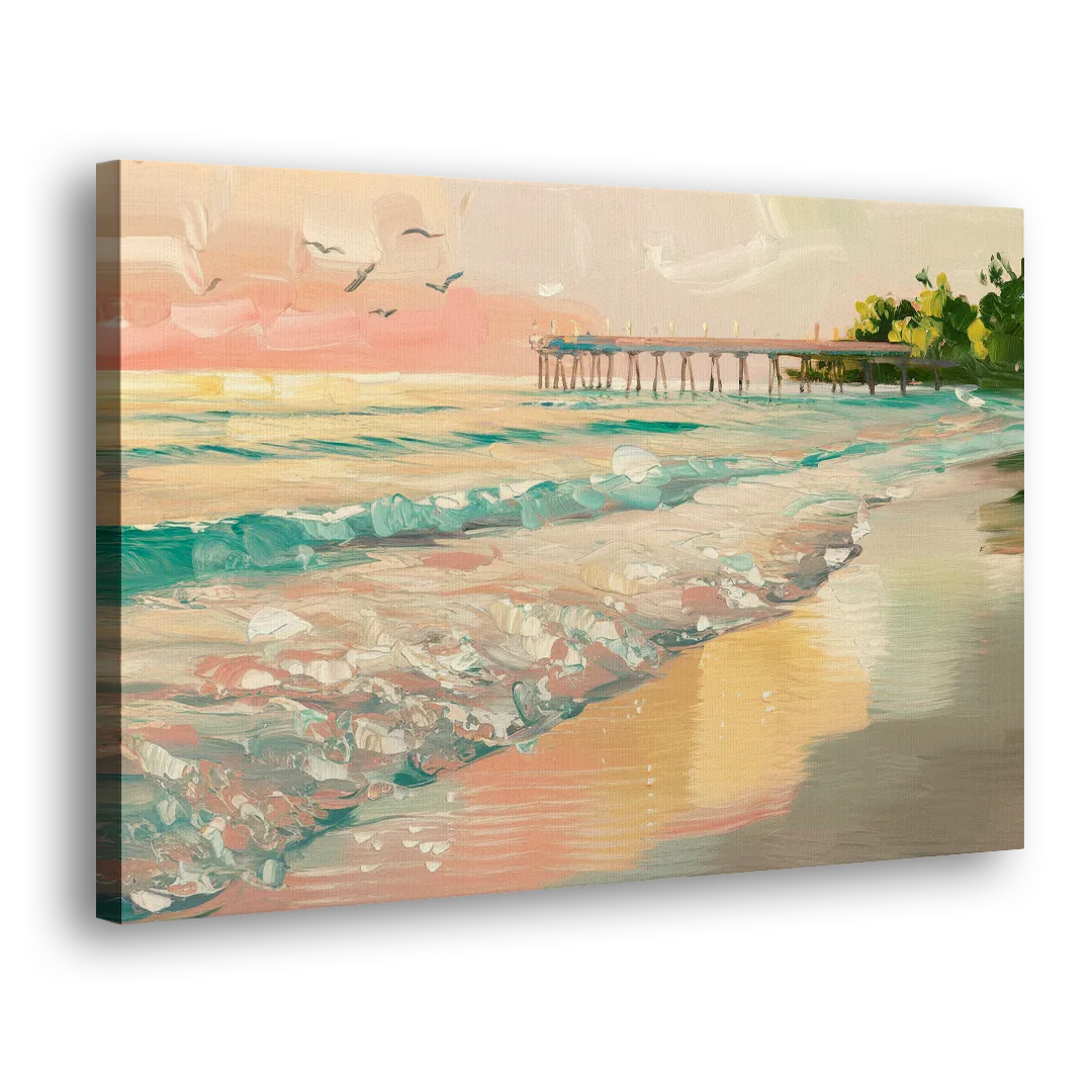 Naples Gulf Shore Serenity Side - Canvas Wall Art