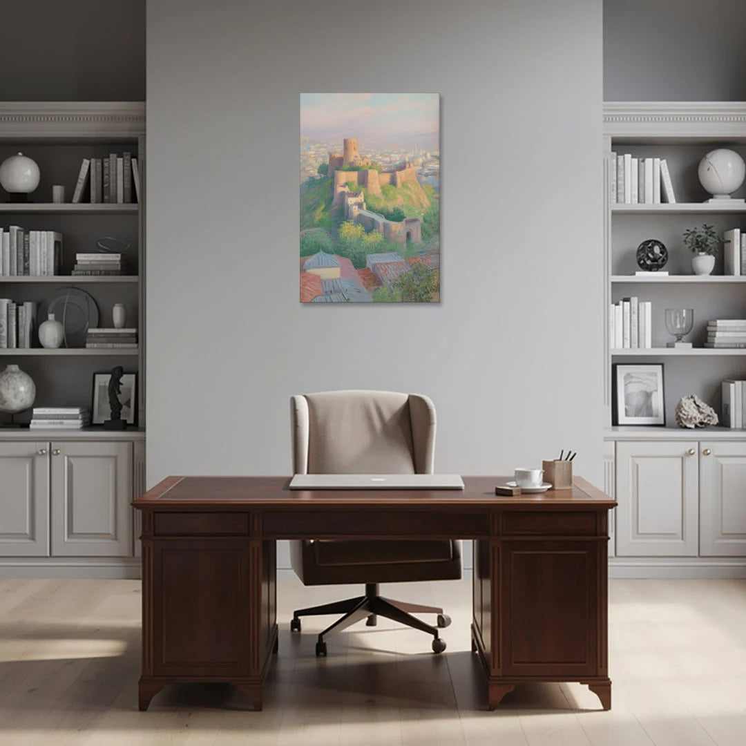 Narikala Fortress - Canvas Wall Art - Office - 24x36