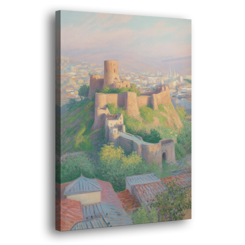 Narikala Fortress - Canvas Wall Art - Side
