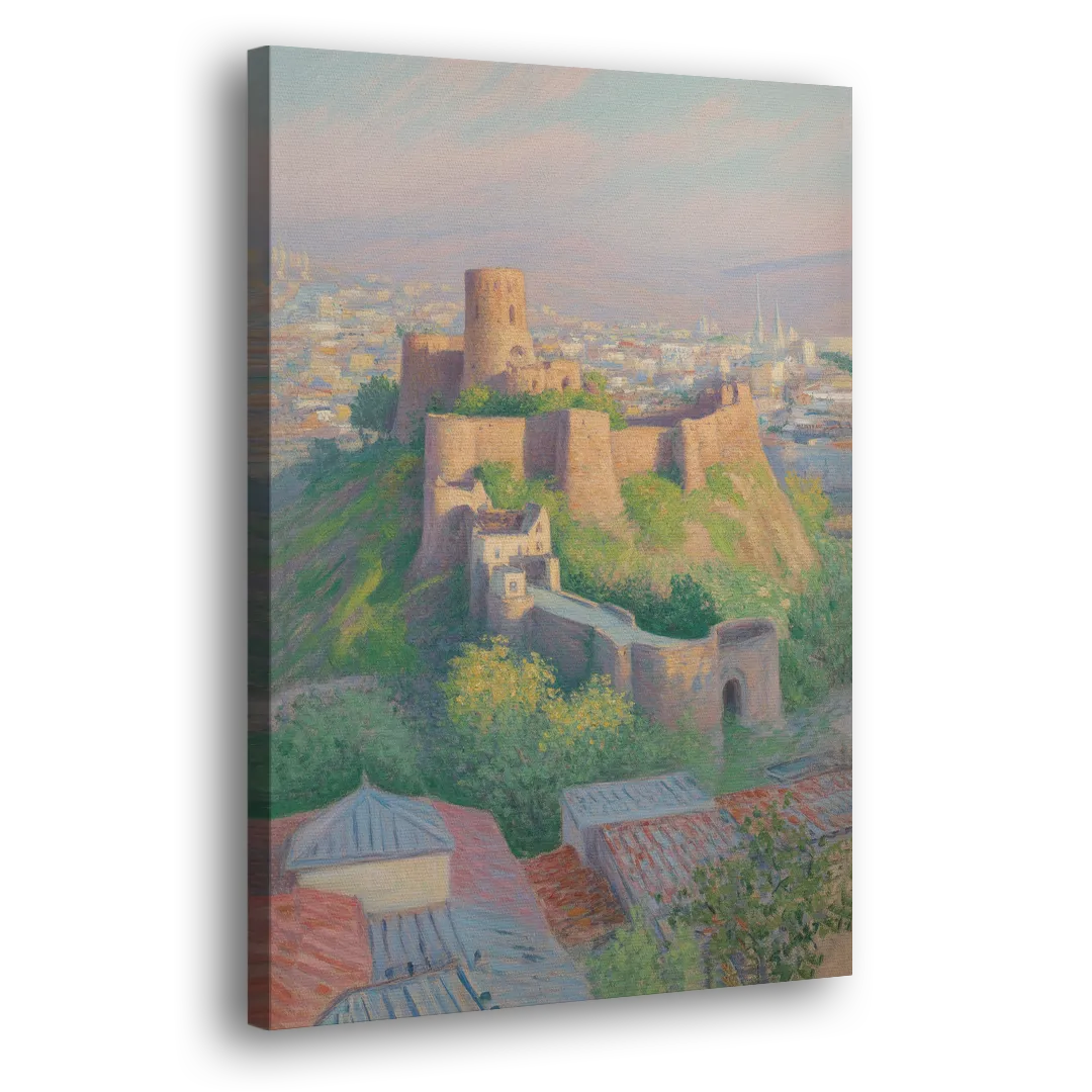 Narikala Fortress Side - Canvas Wall Art