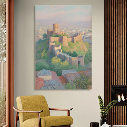 Narikala Fortress Sitting Room - Canvas Wall Art