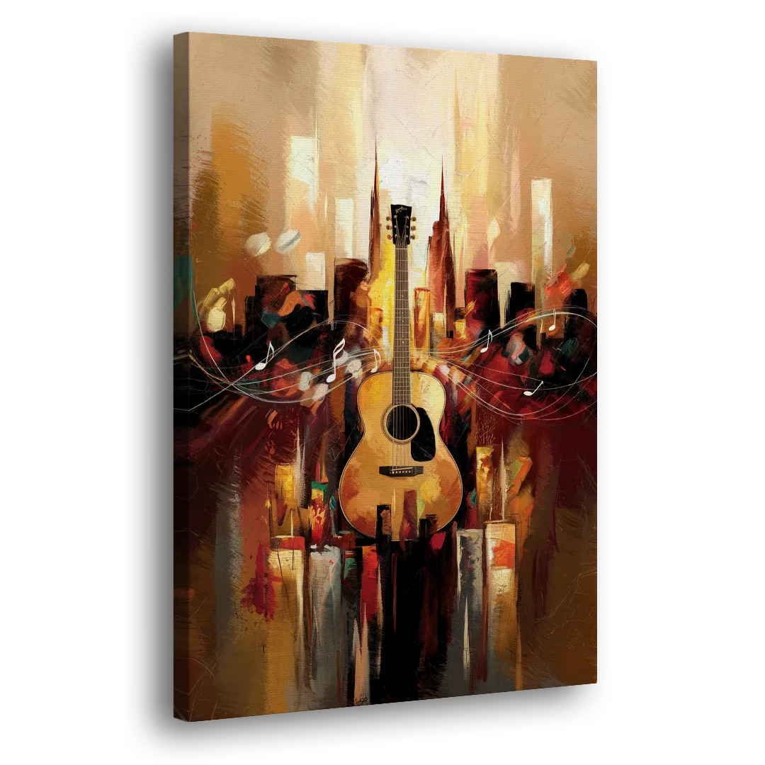 Nashville Country Music Vibes Side - Canvas Wall Art
