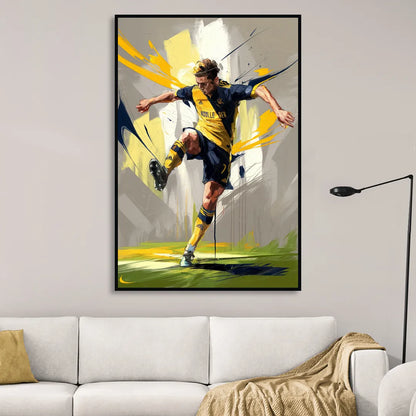Nashville FC Soccer Spirit Living Room - Black Canvas Wall Art