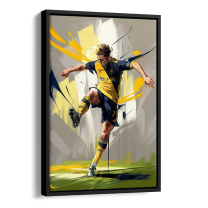 Nashville FC Soccer Spirit Side - Black Canvas Wall Art