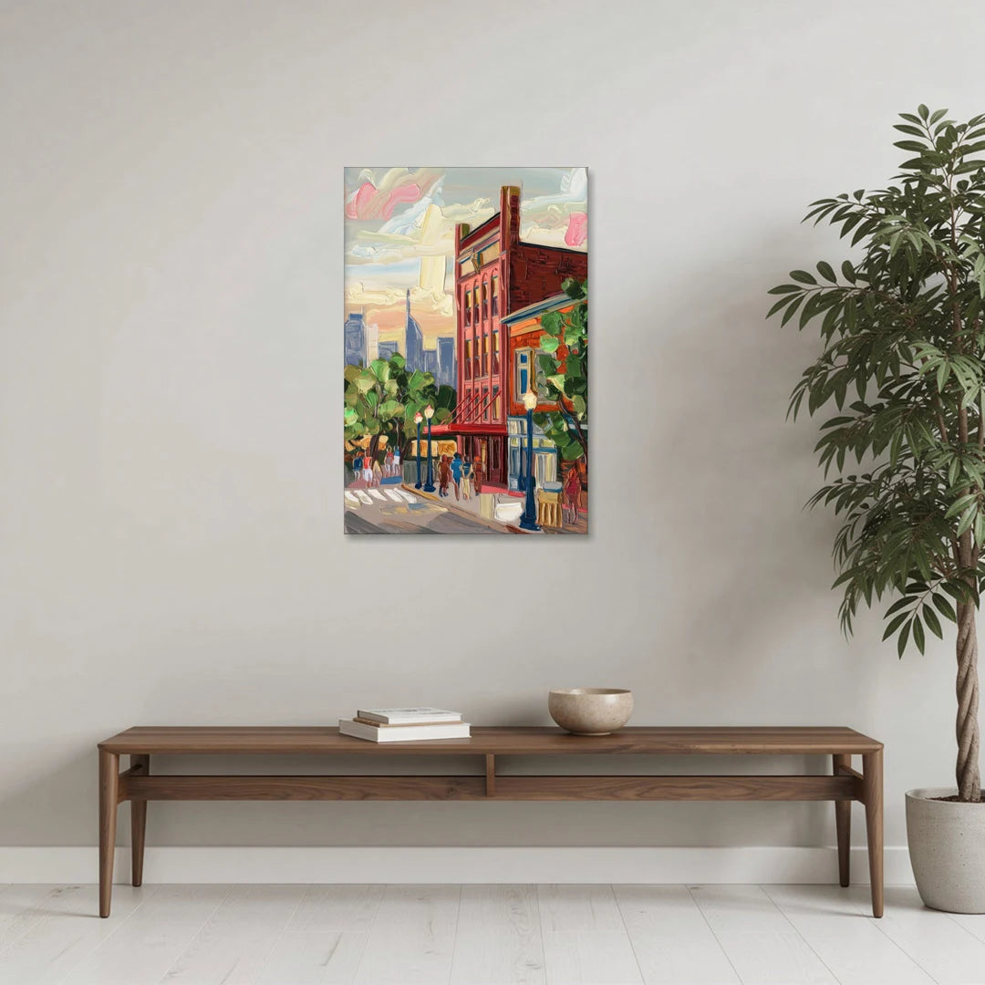 Nashville Grand Ole Opry - Canvas Wall Art - Coffee Table - 24x36