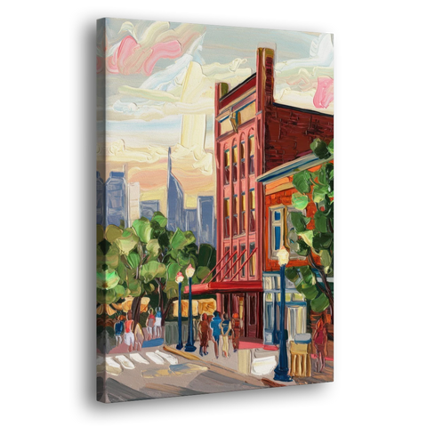 Nashville Grand Ole Opry - Canvas Wall Art - Side