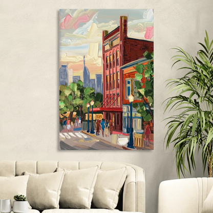 Nashville Grand Ole Opry Living Room - Canvas Wall Art