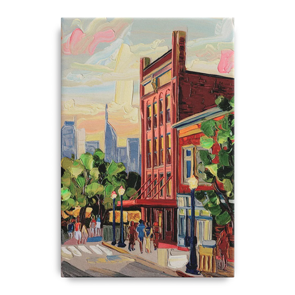 Nashville Grand Ole Opry Front - Canvas Wall Art