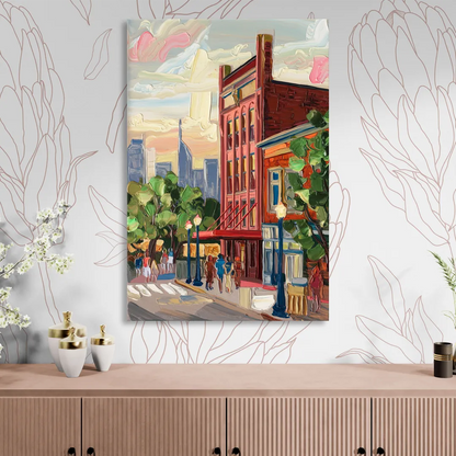 Nashville Grand Ole Opry Sitting Room - Canvas Wall Art