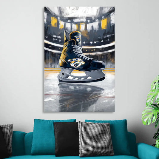 Nashville Predators Hockey Pride Living Room - Canvas Wall Art