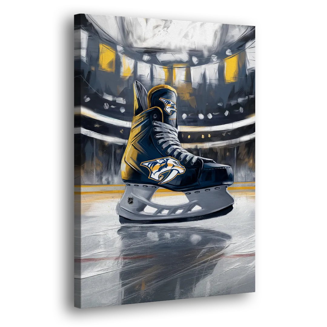 Nashville Predators Hockey Pride Side - Canvas Wall Art