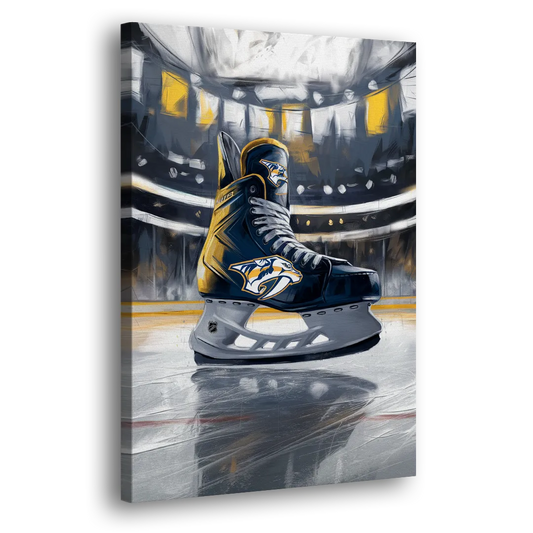 Nashville Predators Hockey Pride Side - Canvas Wall Art