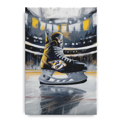 Nashville Predators Hockey Pride Front - Canvas Wall Art