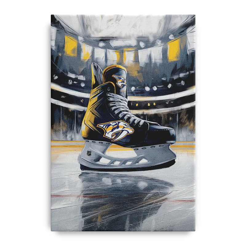 Nashville Predators Hockey Pride Front - Canvas Wall Art