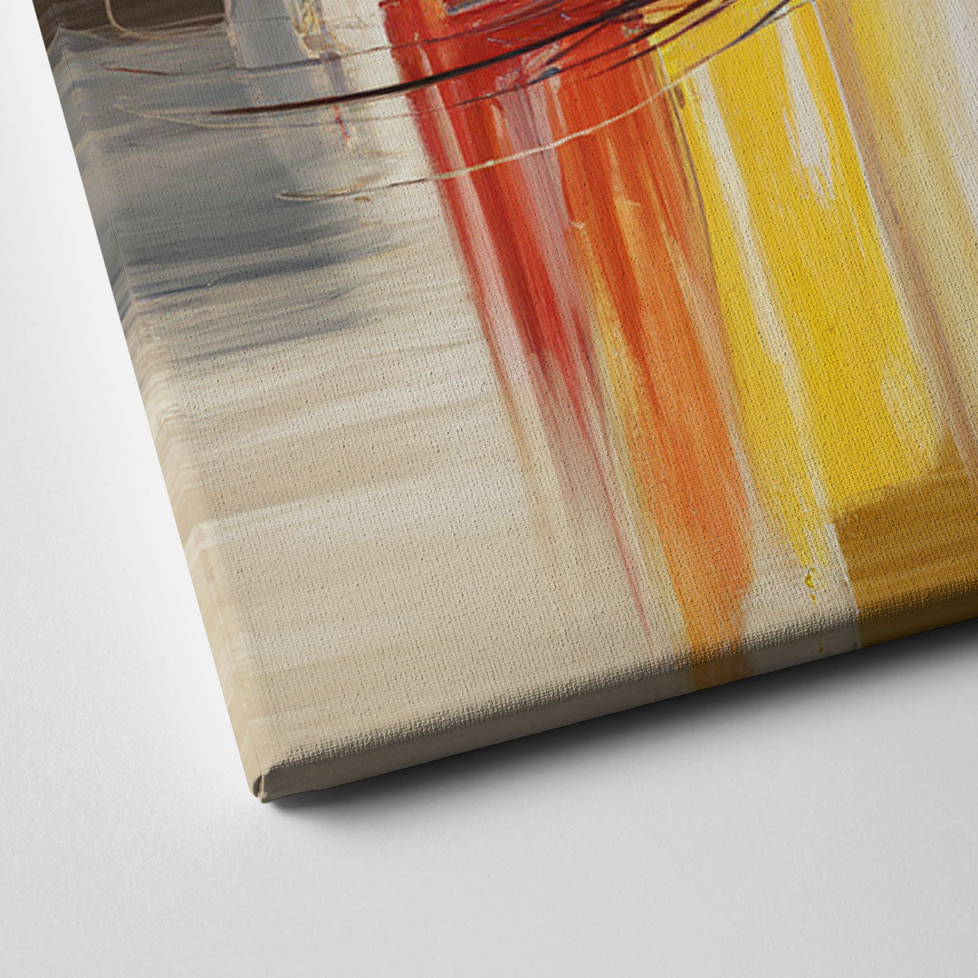 Nashville Skyline at Sunset Canvas Close Up