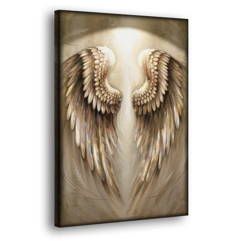 Nashville Wings Mural Tribute - Canvas Wall Art - Side