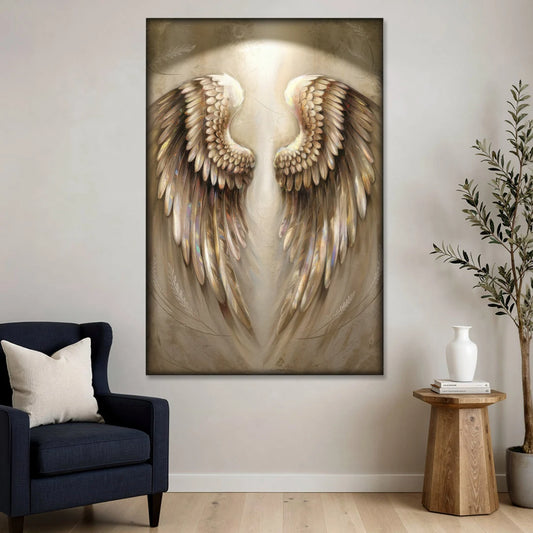 Nashville Wings Mural Tribute - Canvas Wall Art - Sofa - 40x60