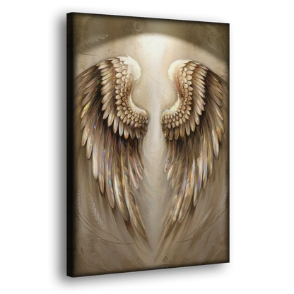Nashville Wings Mural Tribute Side - Canvas Wall Art