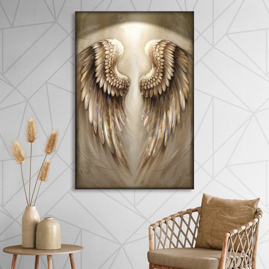 Nashville Wings Mural Tribute Sitting Room - Canvas Wall Art