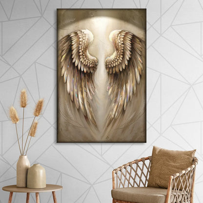 Nashville Wings Mural Tribute Sitting Room - Canvas Wall Art