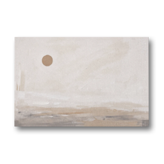 Negative Space Art with a High Clay Sun - Canvas Wall Art - Front