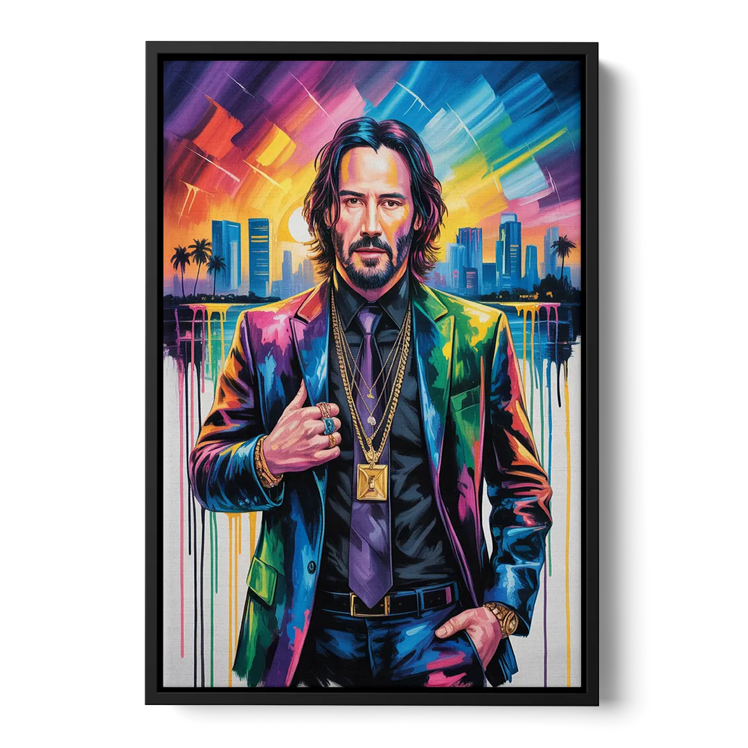 Neo Soul 2.0 Front - Black Canvas Wall Art