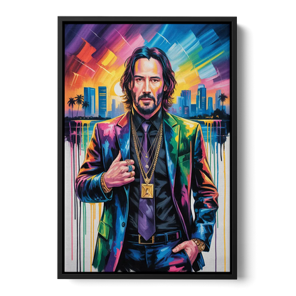 Neo Soul 2.0 Front - Black Canvas Wall Art