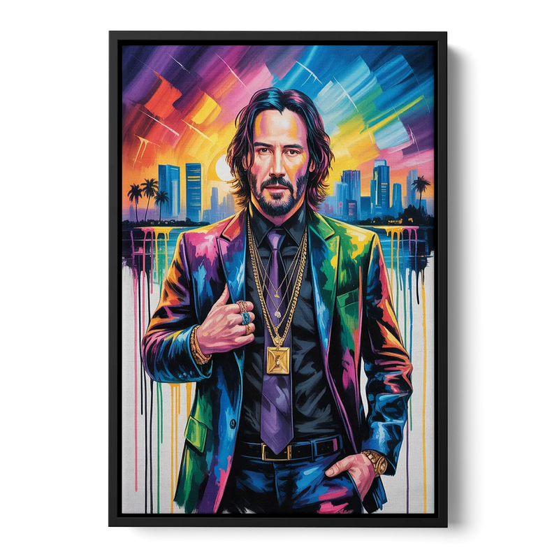 Neo Soul 2.0 Front - Black Canvas Wall Art