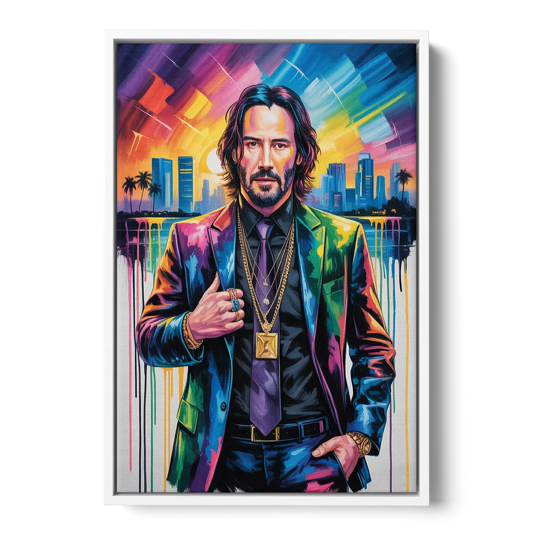 Neo Soul 2.0 - White Frame Canvas