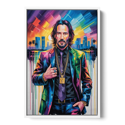 Neo Soul 2.0 - White Frame Canvas
