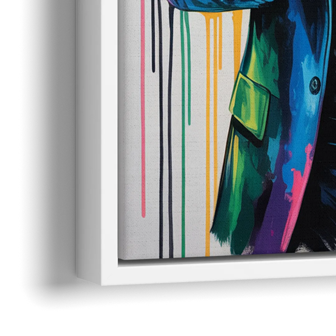 Neo Soul 2.0 - Close-Up White Frame Canvas