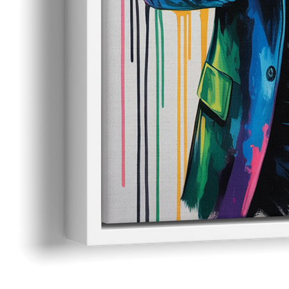 Neo Soul 2.0 - Close-Up White Frame Canvas