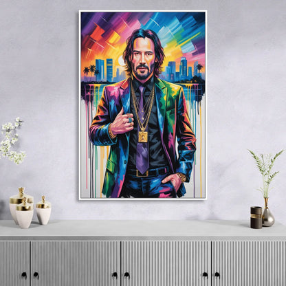 Neo Soul 2.0 Living Room - White Canvas Wall Art