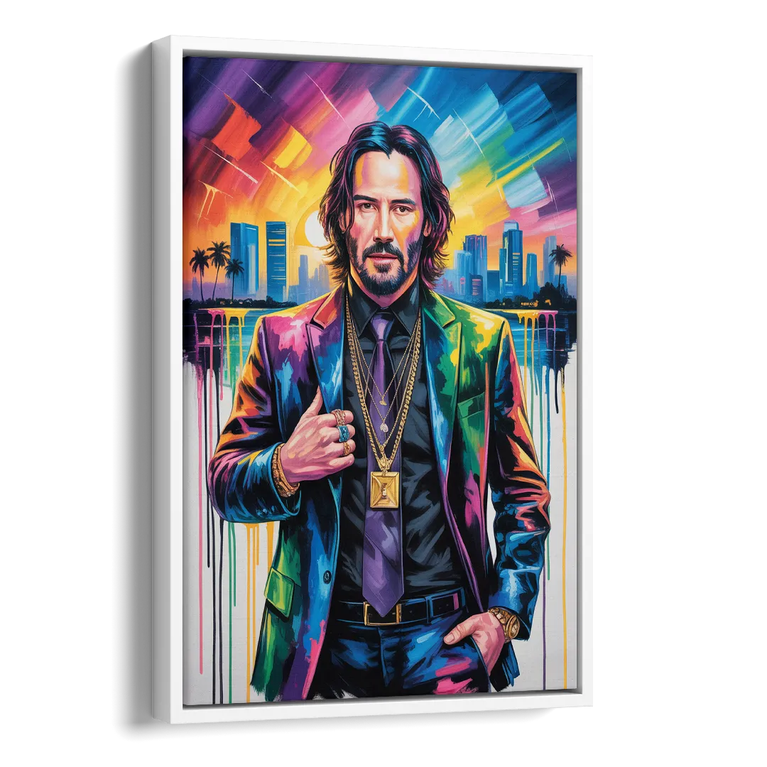 Neo Soul 2.0 Side - White Canvas Wall Art