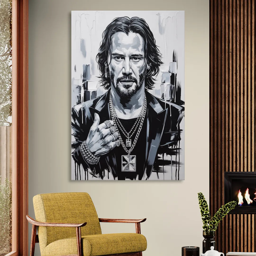 Neo Soul Sitting Room - Canvas Wall Art