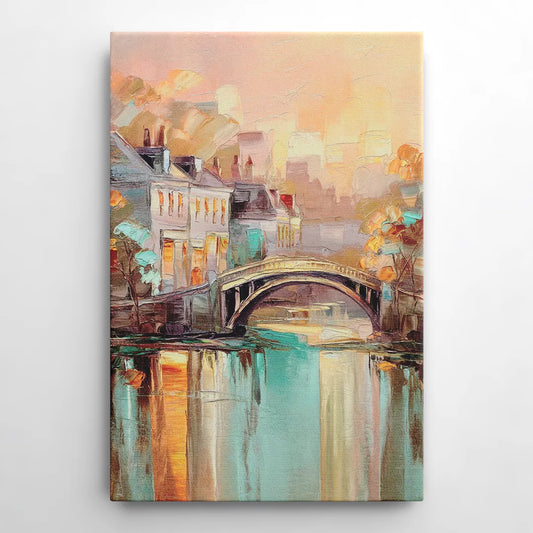 New Hope Artistic Skyline - Canvas Wall Art