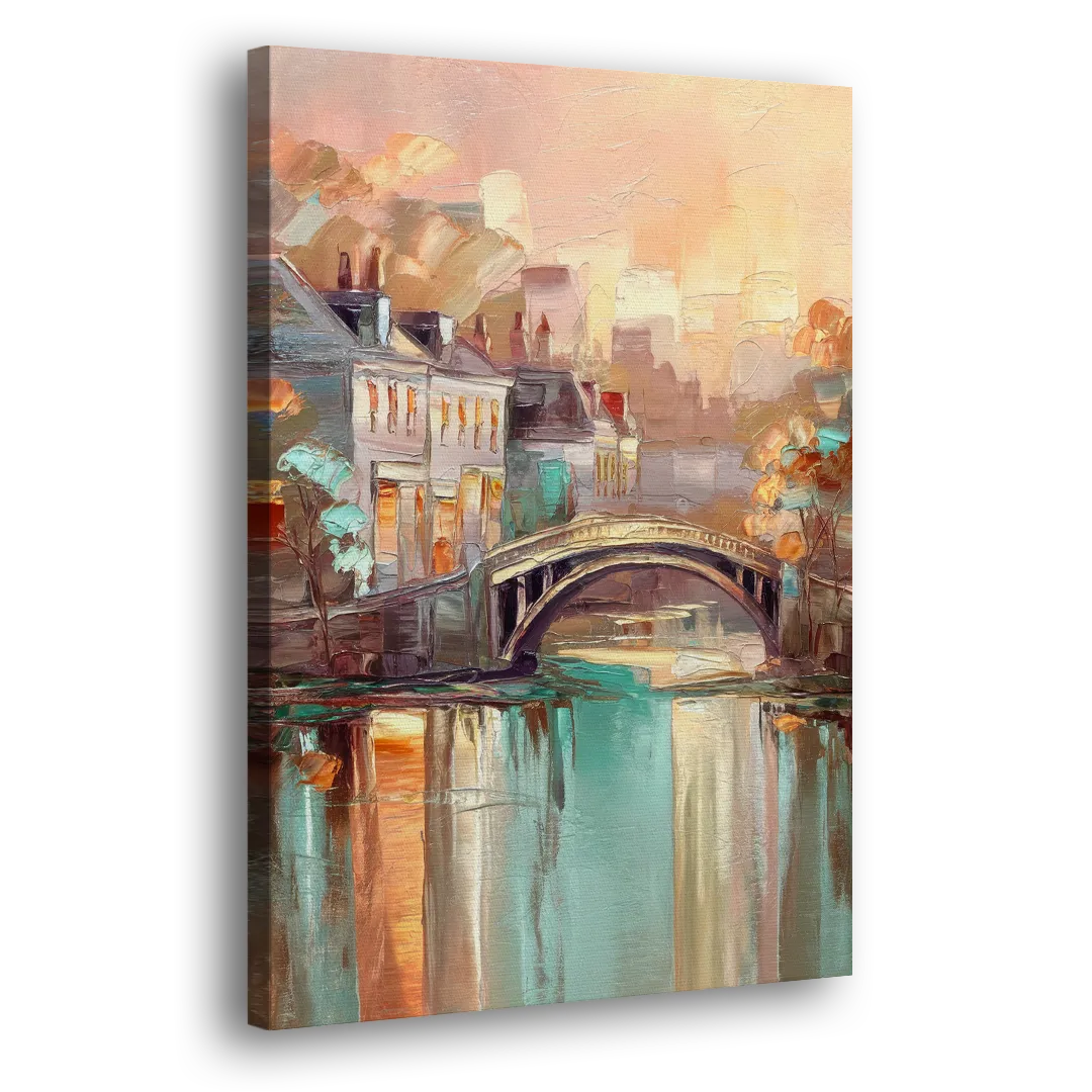 New Hope Artistic Skyline Side - Canvas Wall Art