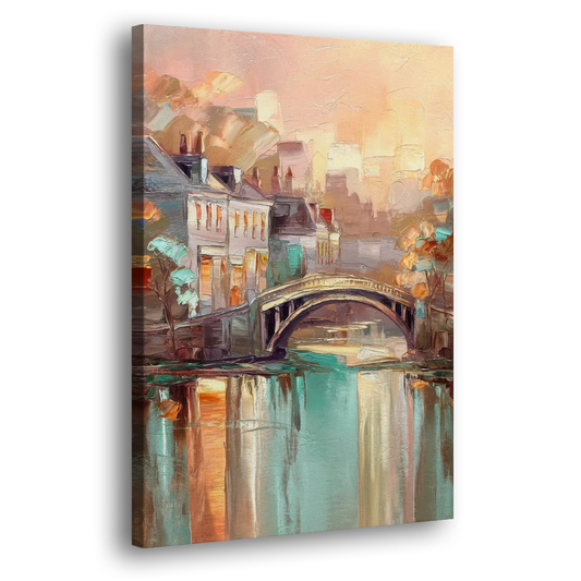New Hope Artistic Skyline Side - Canvas Wall Art