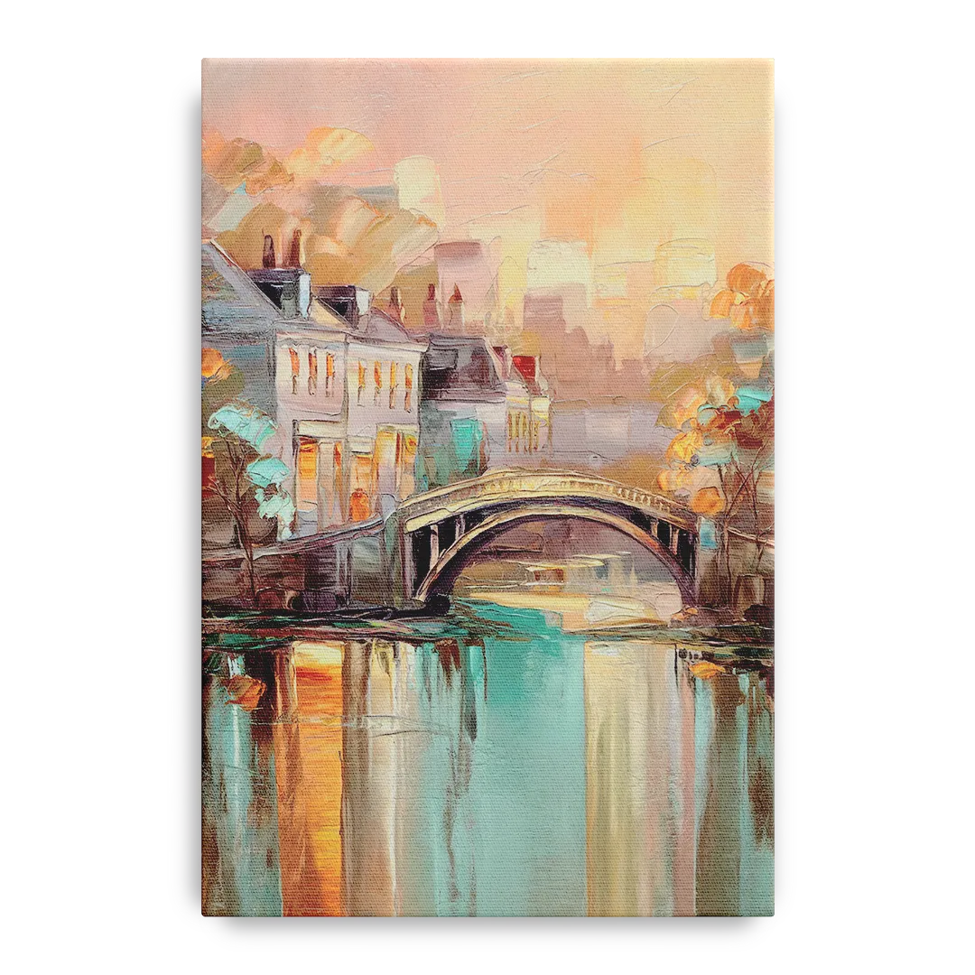 New Hope Artistic Skyline Front - Canvas Wall Art