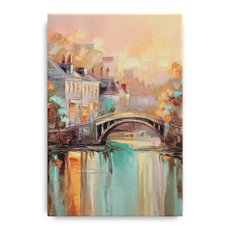 New Hope Artistic Skyline Front - Canvas Wall Art