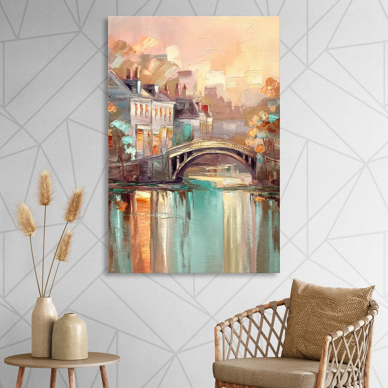 New Hope Artistic Skyline Living Room - Canvas Wall Art