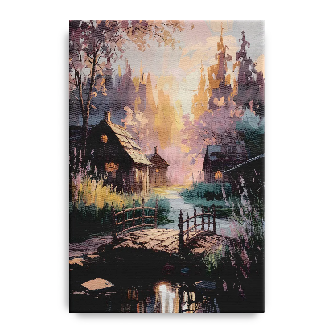 New Hope Rustic Charm Front - Canvas Wall Art