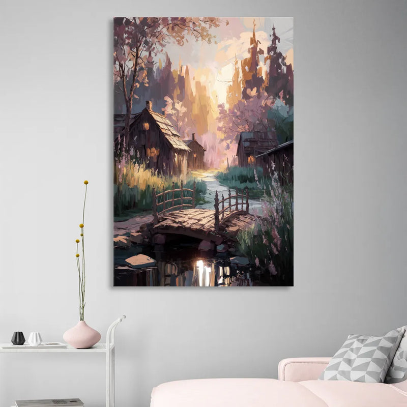 New Hope Rustic Charm Sitting Room - Canvas Wall Art