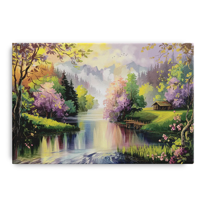 New Hope Scenic River Views Front - Canvas Wall Art