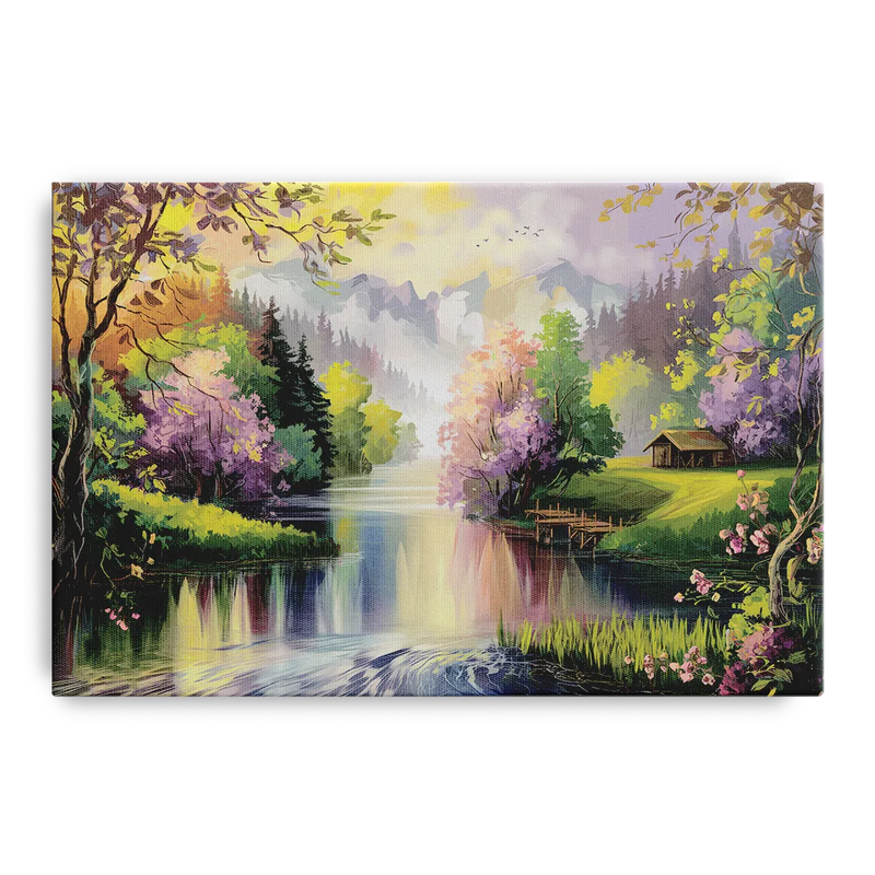 New Hope Scenic River Views Front - Canvas Wall Art