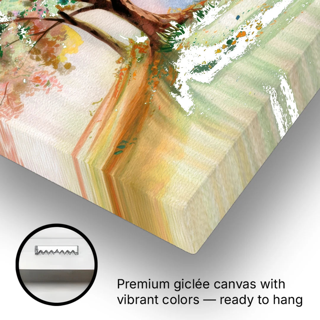 New Hope Seasonal Beauty - Canvas Wall Art - Gallery Wrap Corner