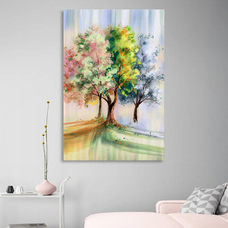 New Hope Seasonal Beauty Living Room - Canvas Wall Art