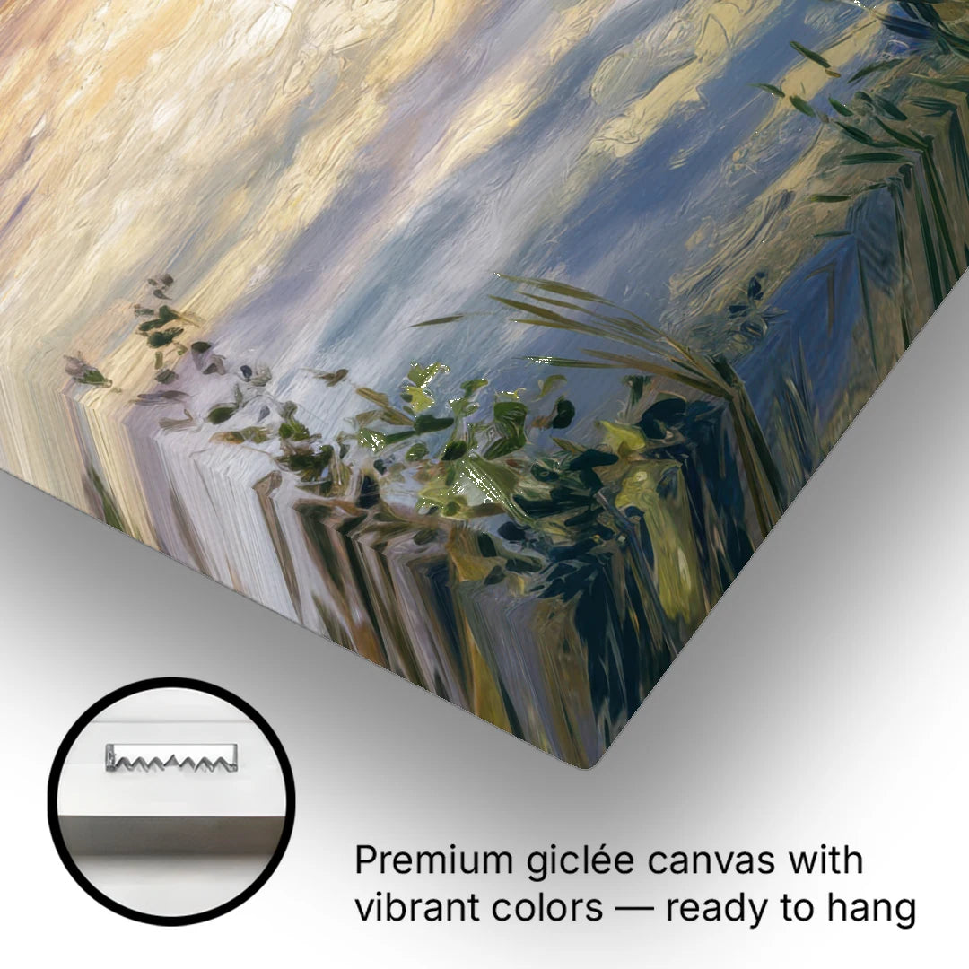 New Hope Waterfront Serenity - Canvas Wall Art - Gallery Wrap Corner
