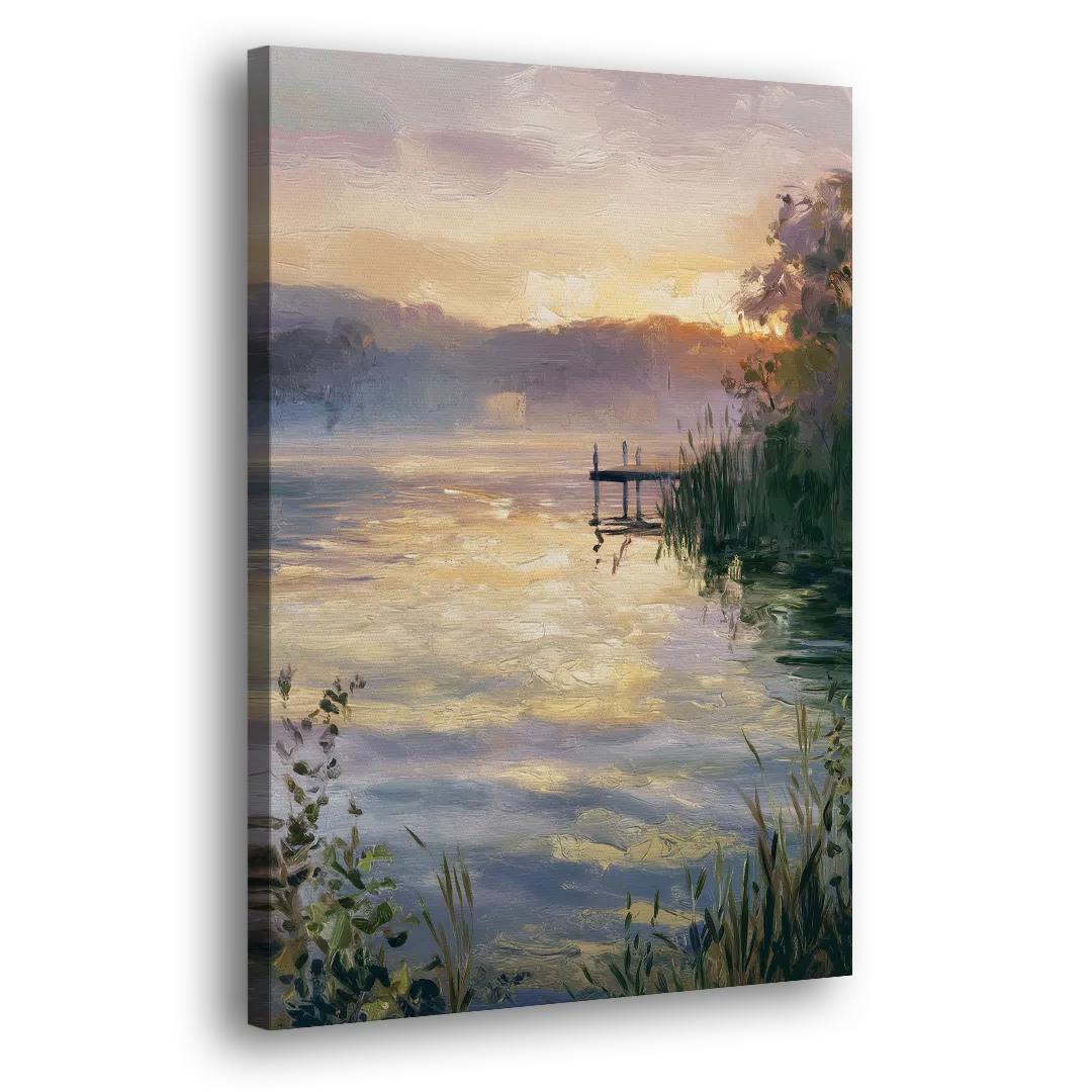 New Hope Waterfront Serenity Side - Canvas Wall Art