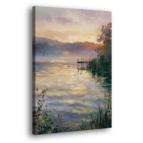 New Hope Waterfront Serenity - Canvas Wall Art